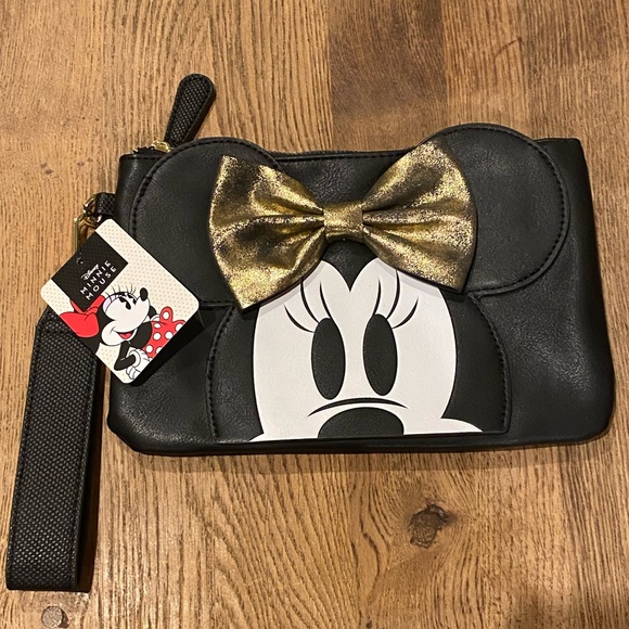 New w/ tags Bioworld Minnie Mouse clutch/wristlet purse - Picture 1 of 7